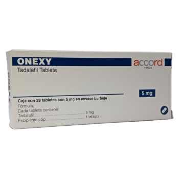 ONEXY (TADALAFIL) (accord) 5 MG C/28 TABLETAS