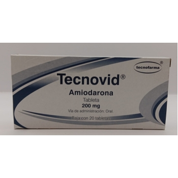 TECNOVID (Amiodarona) 200MG CON 20 TABLETAS