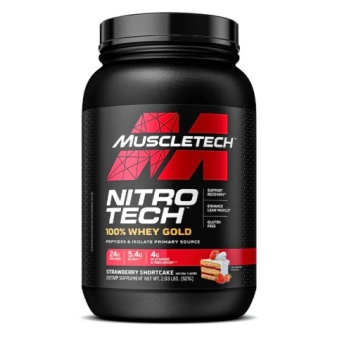 MT NITRO-TECH WHEY GOLD 2 LBS  907G STRAWBERRY