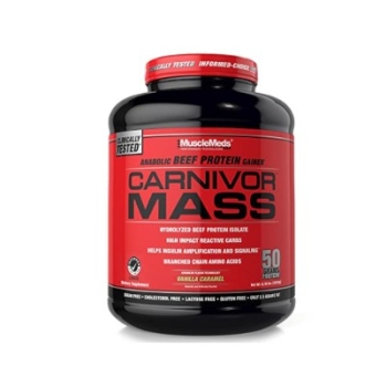 MMD CARNIVOR MASS 5.7 LBS VANILLA CARAMEL