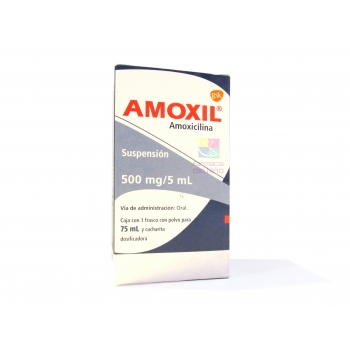 AMOXIL (AMOXICILLIN) SUSPENSION 75ML 500MG