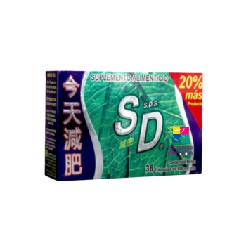 S.D.S. 500MG C/36 CAPSULES