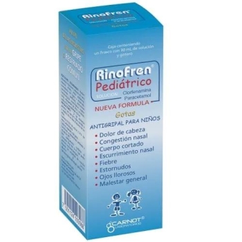 RINOFREN PEDIATRICO (PARACETAMOL/CLORFENAMINA) 30ML