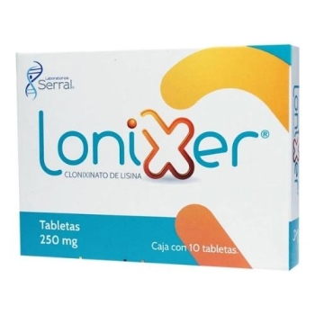 LONIXER (CLONIXINATE LYSINE) 250MG 10PILLS