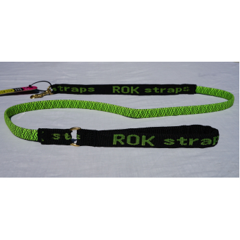 CORREA PERRO ROKSTRAPS MEDIANA VERDE LIMON