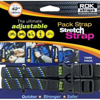 PAQ. 2 CINTAS ROKSTRAPS MEDIANAS VERDE CON AZUL