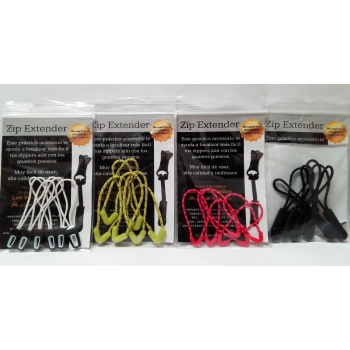 PAQ. 24 PIEZAS ZIPPER PULLERS 4 COLORES