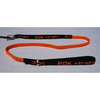CORREA PERRO ROKSTRAPS DELGADA NARANJA