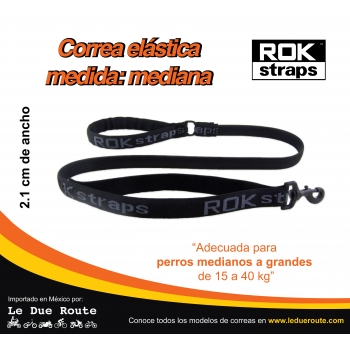 CORREA PERRO ROKSTRAPS MEDIANA NARANJA