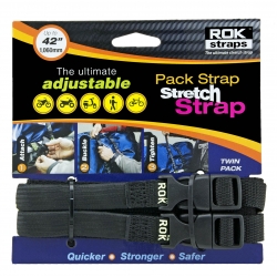 PAQ. 2 CINTAS ROKSTRAPS MEDIANAS NEGRA LISA