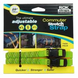 PAQ. 2 CINTAS ROKSTRAPS CHICAS VERDES CON REFLEJANTE