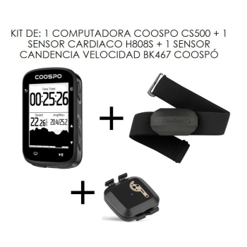 KIT COMP CS500 + SEN CARD H808S + SEN VEL BK467