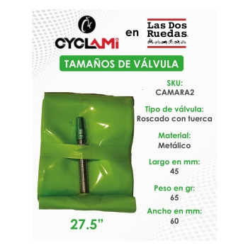 CAMARA TPU VERDE 27.5