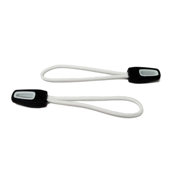 PAQ. 6 PZ ZIPPER PULLERS COLOR BLANCO
