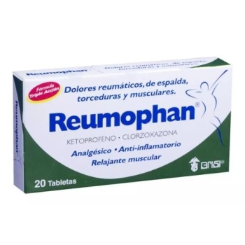 Reumophan (Ketoprofeno / Clorzoxazona) 20 Tab