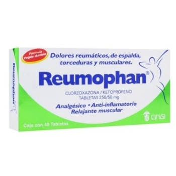 Reumophan (Ketoprofeno / Clorzoxazona) 40 Tab