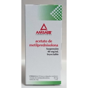 METILPREDNISOLONA 40mg/ml SOL. INY. 2ML