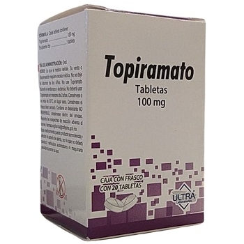 TOPIRAMATO (topiramato) 100mg 20tab
