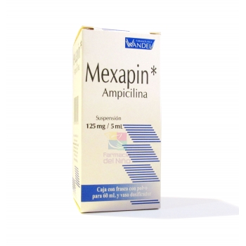 MEXAPIN (ampicilina) SUSP 125 MG 60 ML