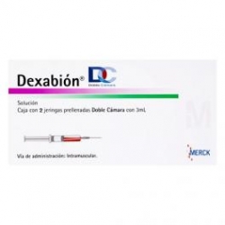 DEXABION DC (VITAMINAS Y DEXAMATASONA) SOLUCION INYECTABLE C/ 2 JERINGAS