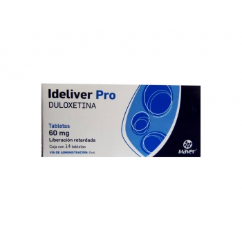 IDELIVER PRO 60 MG (Duloxetina) 14 tabletas