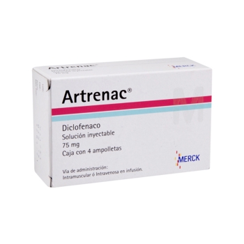 ARTRENAC 75 MG (Diclofenaco) solución inyectable