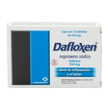 DAFLOXEN (NAPROXENO SÓDICO) 12 TABS 550MG