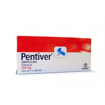 PENTIVER (Ampicilina) 12 CAPS 500MG