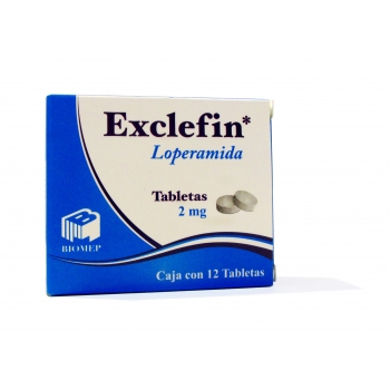 EXCLEFIN (Loperamida) 2 MG 12 TAB