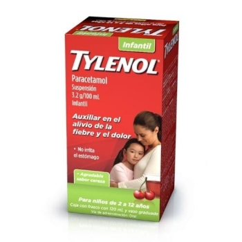 TYLENOL KIDS SYRUP CHERRY 120ML *THIS PRODUCT IS ONLY AVAILABLE IN MEXICO