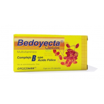 BEDOYECTA (B COMPLEX/FOLIC ACID) 30CAP