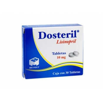 DOSTERIL (LISINOPRIL) 10MG C/30 TABS