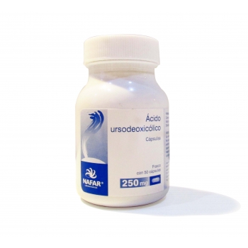 ACIDO URSODEOXICOLICO C/50 CAPS 250 MG