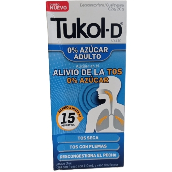 TUKOL-D DIABETES syrup 120 ML   *THIS PRODUCT IS ONLY AVAILABLE IN MEXICO