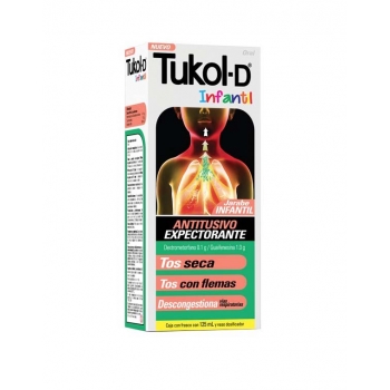 TUKOL-D CHILDREN SYRUP (DEXTROMETHORPHAN / GUAIFENESIN) 125 ML