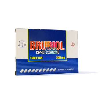 BRUBIOL (CIPROFLOXACINO) 10TABS 500MG