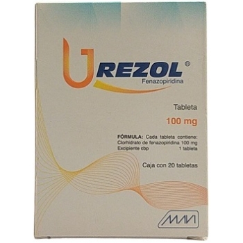 UREZOL (FENAZOPIRIDINA) 20TABS 100MG