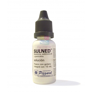 SULNED (NEOMICINA,POLIMIXINA,GRAMICIDINA) SOL. OFTALMICA GOTAS 15ML