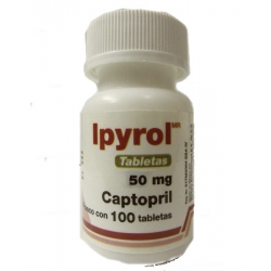 IPYROL (CAPTOPRIL) 50MG 100TAB
