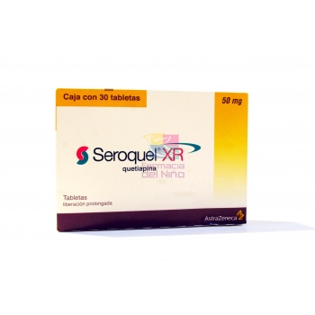 SEROQUEL XR (QUETEAPINA) 30 TABS 50MG