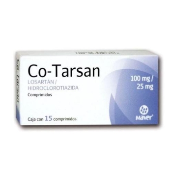 CO-TARSAN (LOSARTAN / HCTZ) 100/25 MG 15TAB
