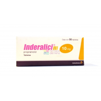 INDERALICI (PROPANOLOL) 10 MG 50 TABLETS