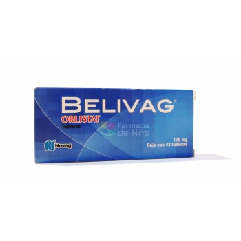 BELIVAG (ORLISTAT) 42 TAB 120 MG