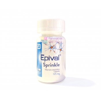 EPIVAL SPRINKLE (VALPROATO SEMISODICO) 125MG 60 CAP