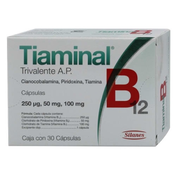 TIAMINAL B12 TRIV AP (CIANOCOBOLAMINA/TIAMINA/PIRIDOXINA) 30 CAPS