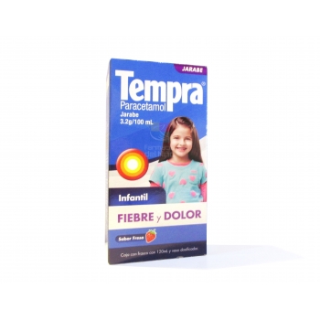 TEMPRA (PARACETAMOL) JARABE FRESA 120 ML