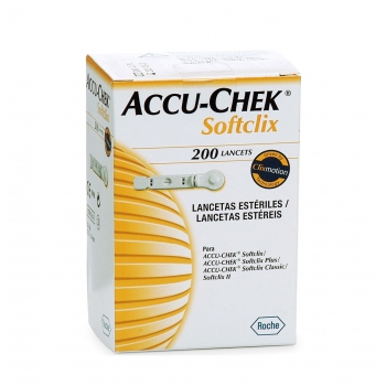 LANCETAS ACCU CHECK SOFTCLIX C/200