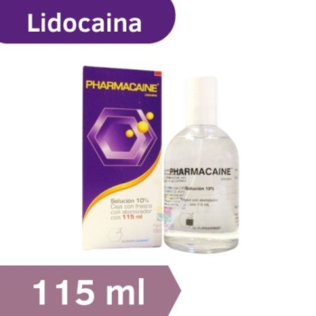 PHARMACAINE (LIDOCAINA) SOL. 10% SPRAY 115ML *ESTE PRODUCTO NO PUEDE SER ENVIADO INTERNACIONALMENTE