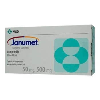 JANUMET (SITAGLIPTIN / METFORMIN) 50MG/500MG 56COMP