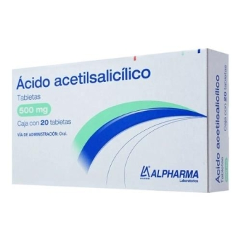 ACIDO ACETILSALISILICO 500MG 20TAB